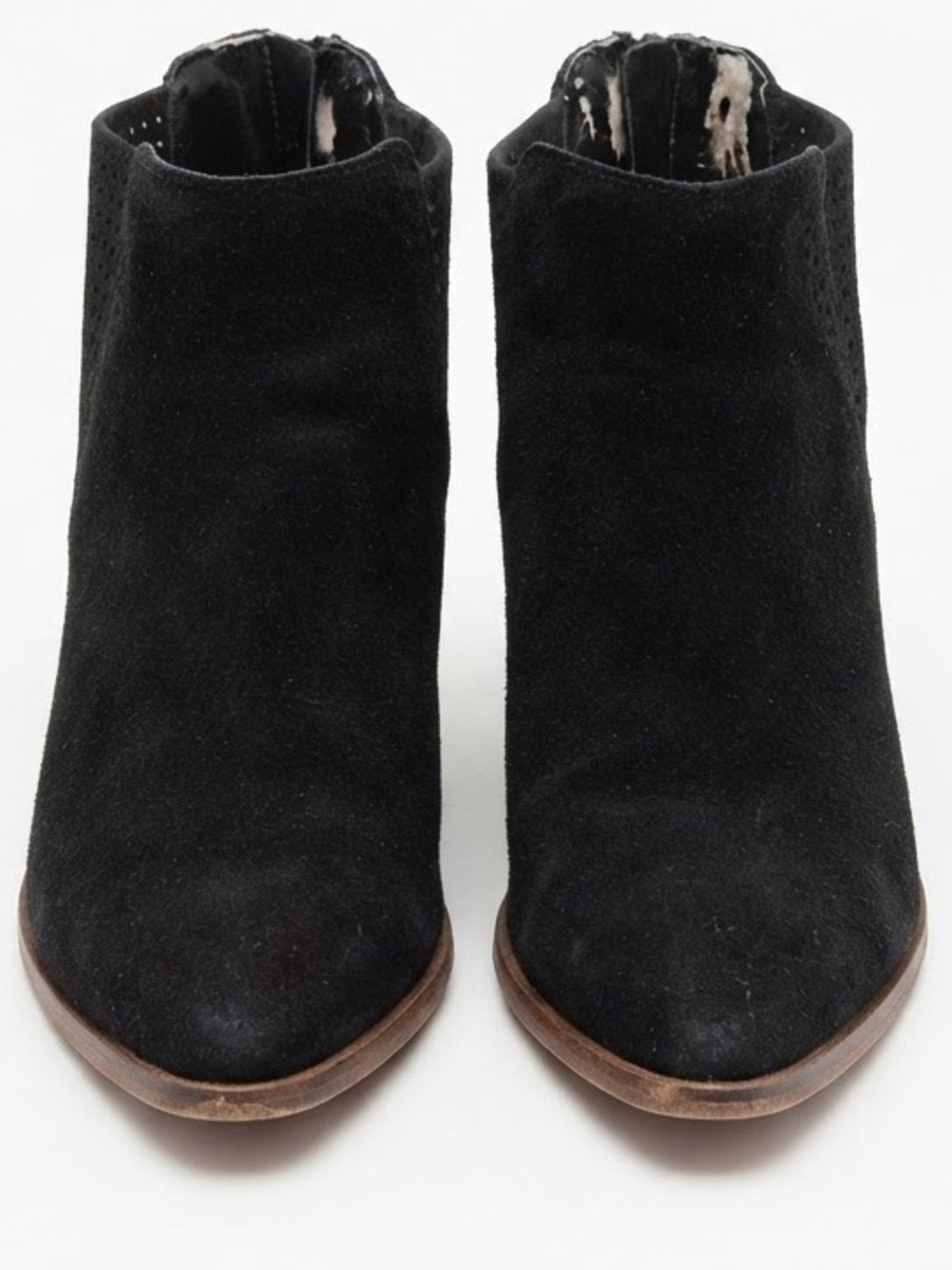 Cole Haan Black Suede Booties Size 8.5